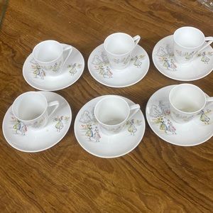 Hurschenreuther Espresso Cups and Saucers